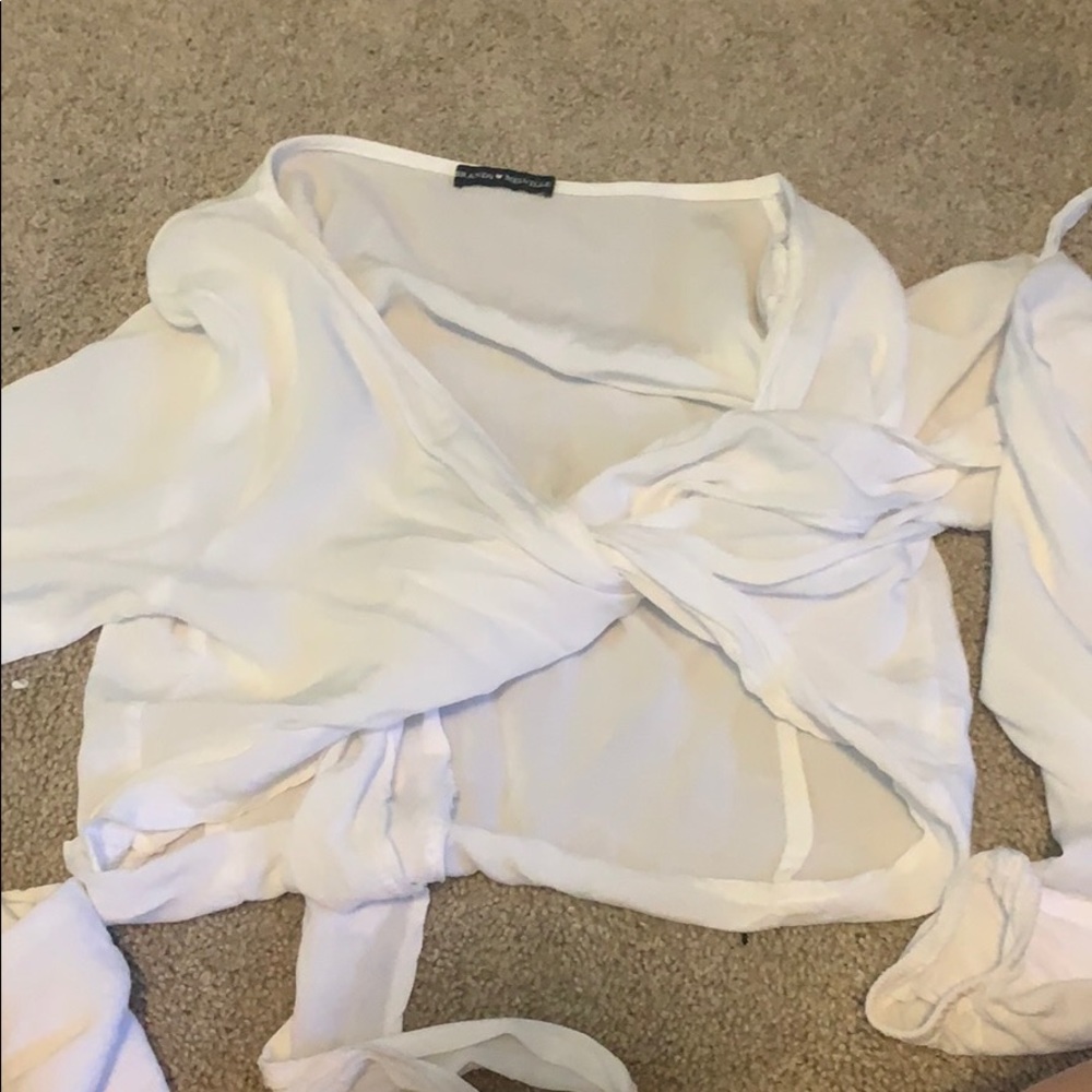 Brandy Melville wrap shirt